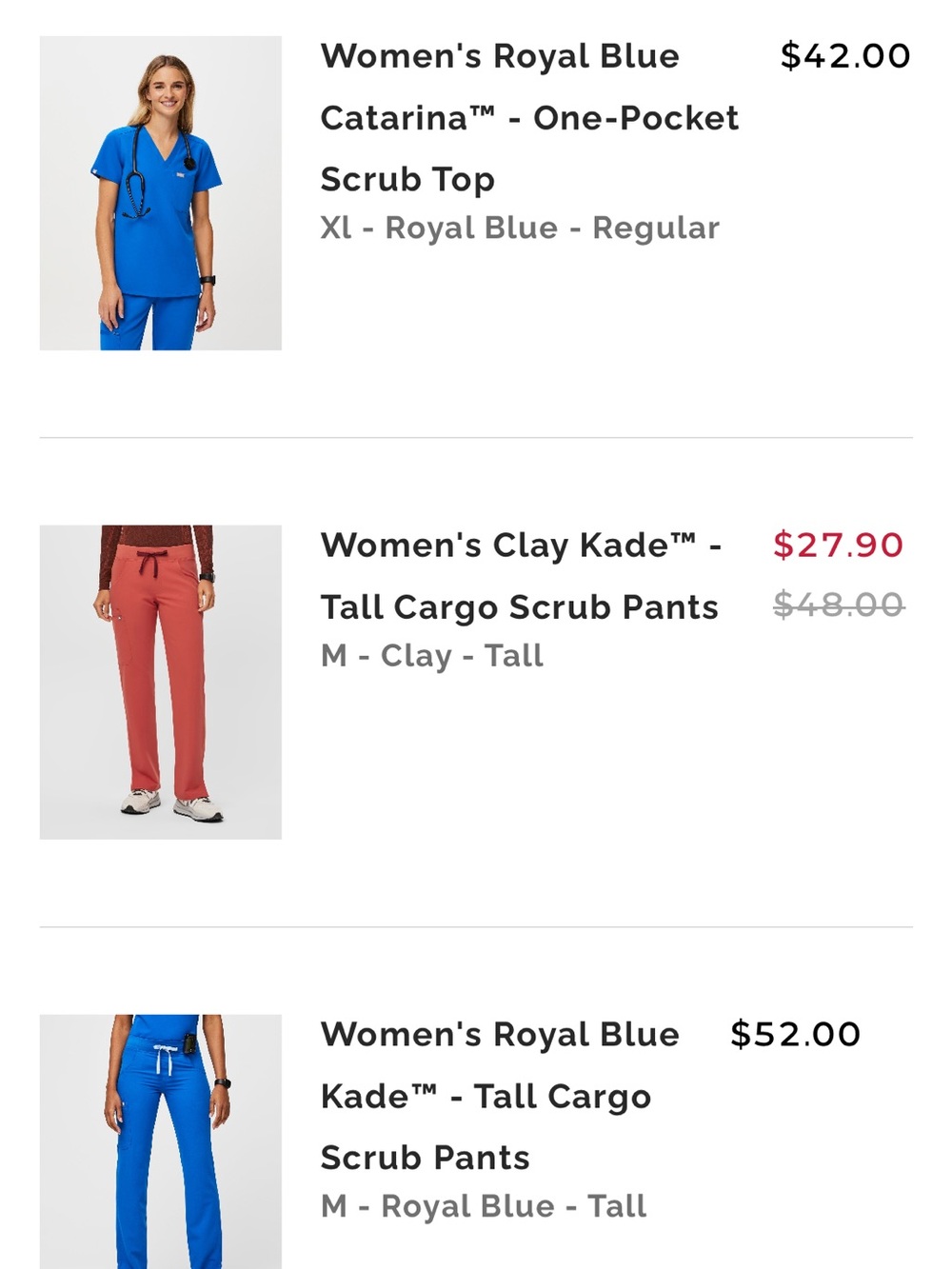 Figs royal blue set!